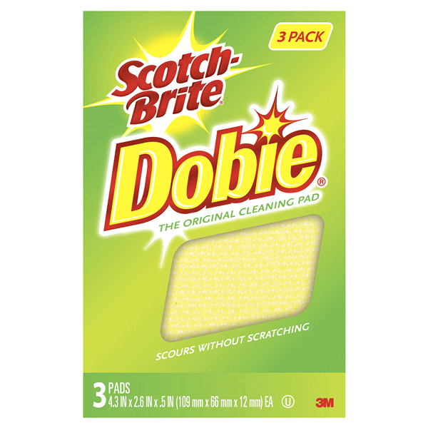 Scotch Brite Dobie Pads, 2 ct