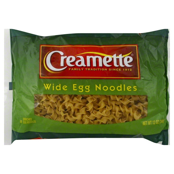 Creamette Egg Noodles, Wide, 12 oz