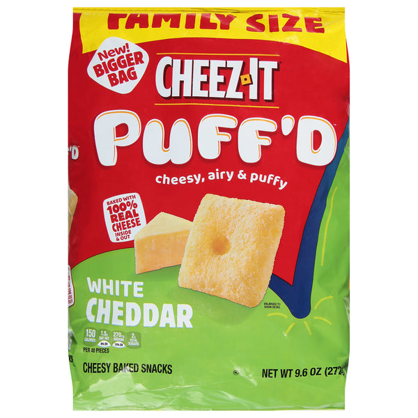 Cheez-It Puff'D, White Cheddar, 9.6oz