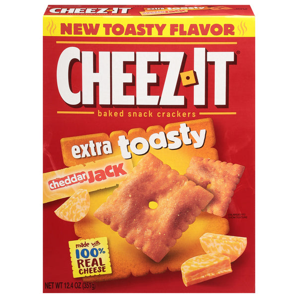 Cheez-It Extra Toasty Cheddar Jack Crackers, 12.4 oz