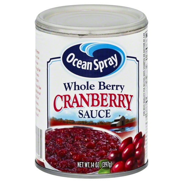 Ocean Spray Whole Berry Cranberry Sauce, 14oz