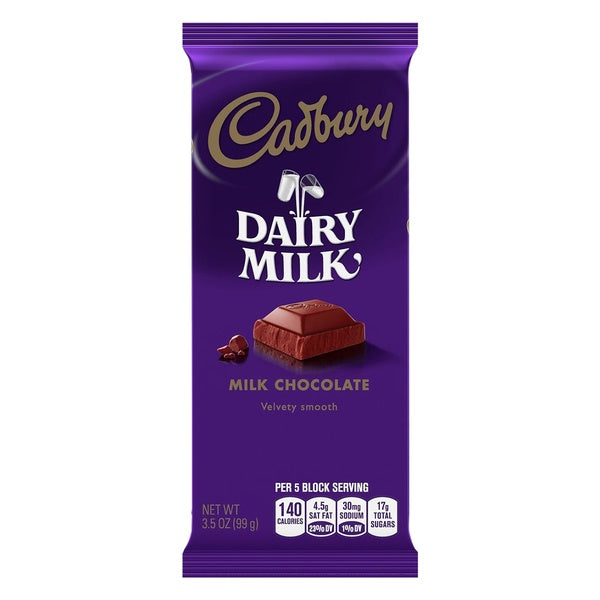 Cadbury, Milk Chocolate Bar, 3.5 oz