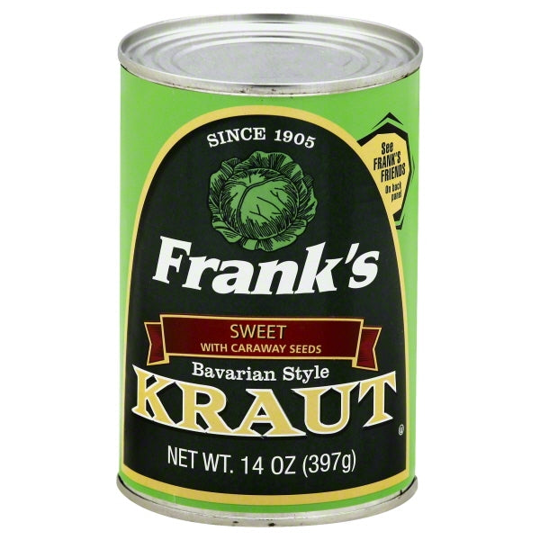 Frank's Sweet Bavarian Style Kraut, 14 oz