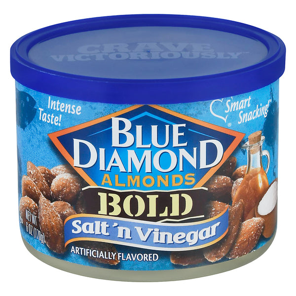 Blue Diamond Almonds, Bold, Salt 'n Vinegar, 6 oz