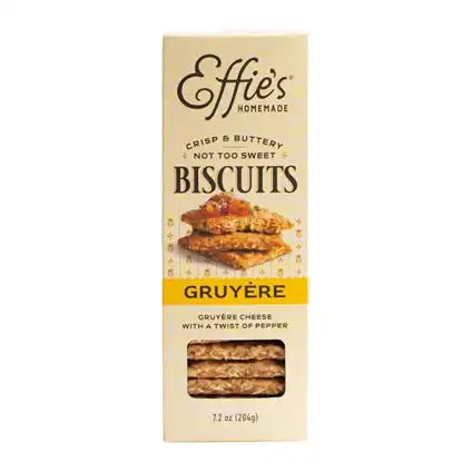 Effie's Gruyere Biscuits,  7.2oz