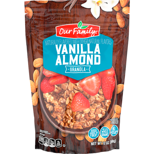 Our Family Vanilla Almond Granola, 12 oz