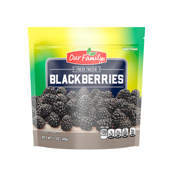 Our Family Frozen Blackberries, 12 oz