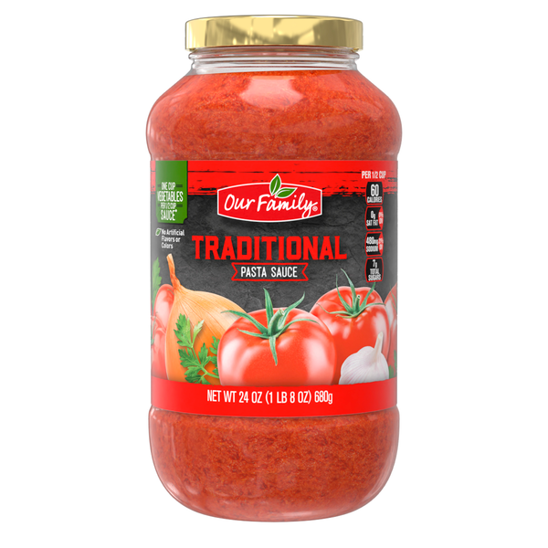 Our Family Traditional Pasta Sauce, 24 oz