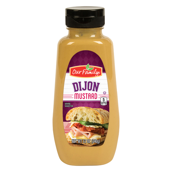 Our Family Dijon Mustard, 12 oz