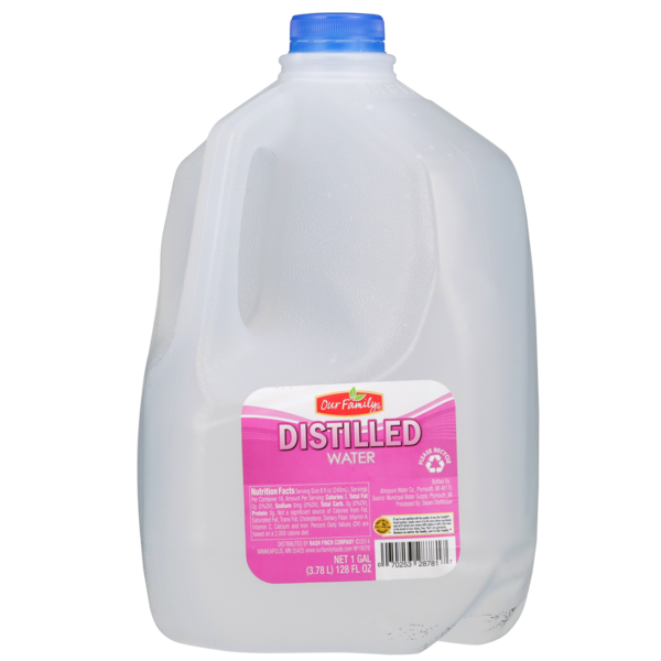 Our Family Distilled Water, 1 Gallon, 3 ct