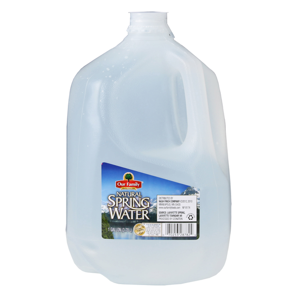 Our Family Spring Water, 1 Gallon, 3 ct