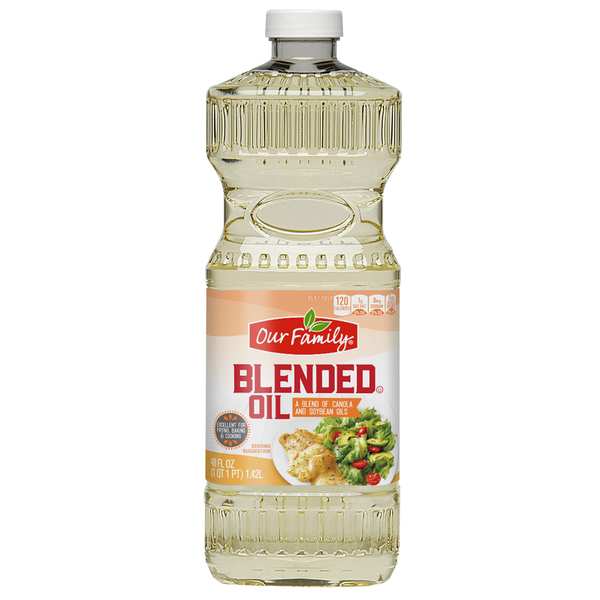 Our Family Blended Vegetable Oil, 48 oz