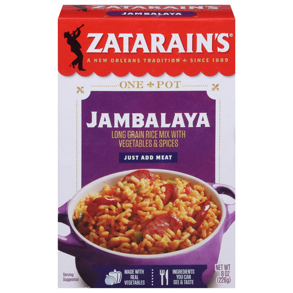 Zatarain's Jambalaya Rice Mix With Vegetables & Spices, 8 oz