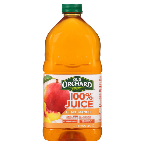 Old Orchard Organic Juice, Peach Mango, 64 oz