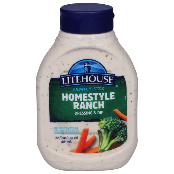 Litehouse Homestyle Ranch Dressing & Dip, 20 fl