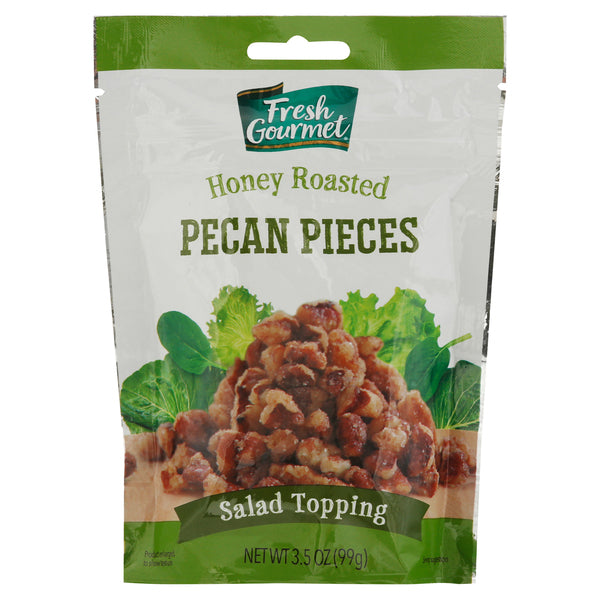 Fresh Gourmet Honey Roasted Pecan Pieces, 3.5oz