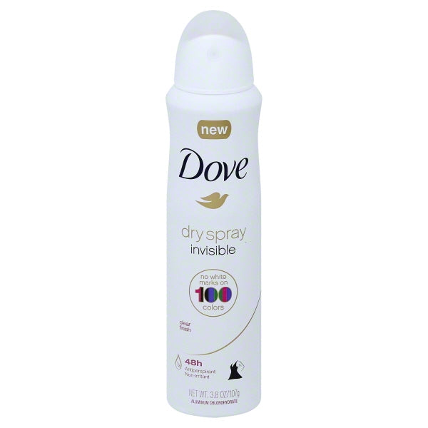 Dove Clear Finish Dry Deodorant Spray, 3.8oz