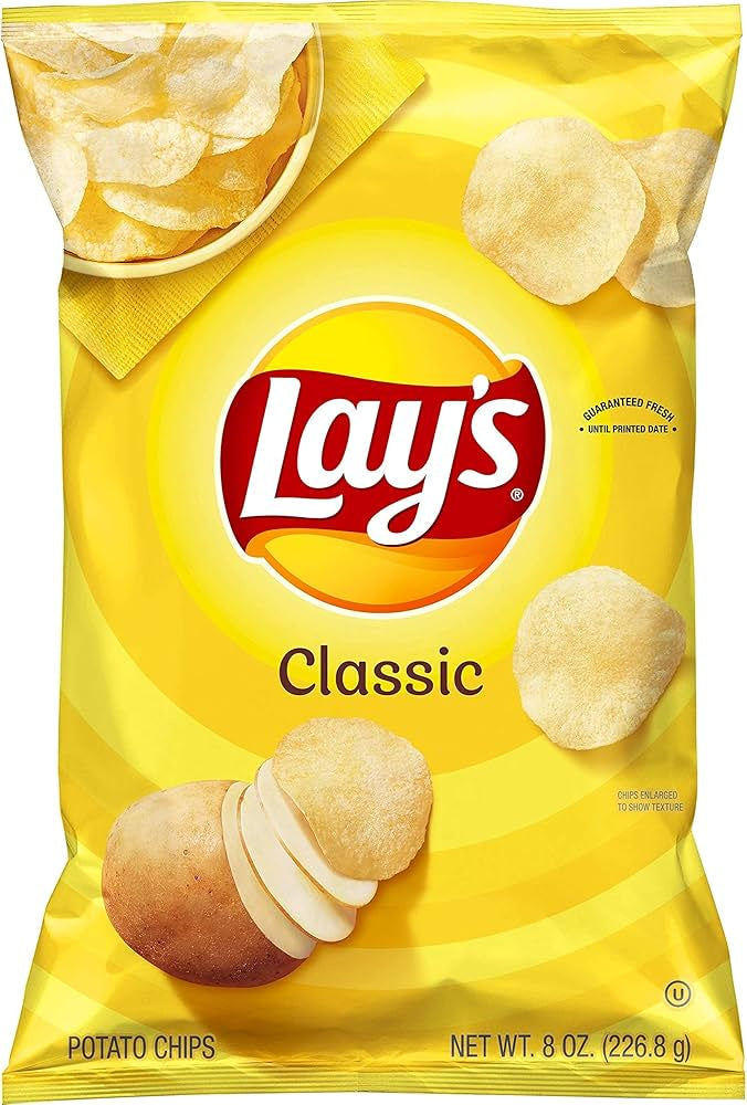 Lay's Chips, Classic, 8 oz