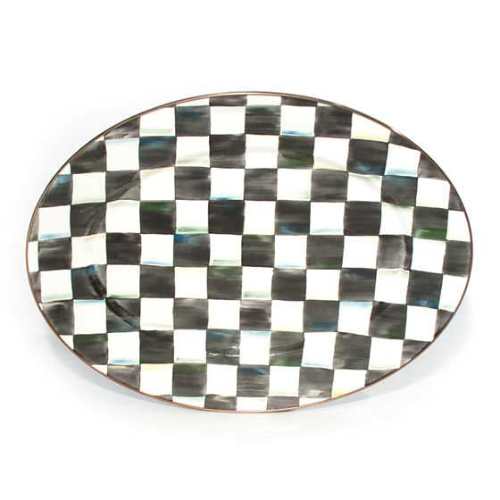 MacKenzie Childs Med Oval Platter