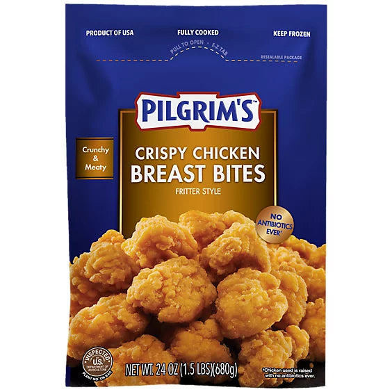 Pilgrims Crispy Chicken Breast Bites, 24 oz