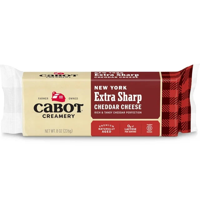 Cabot New York Extra Sharp Cheddar, 8 oz