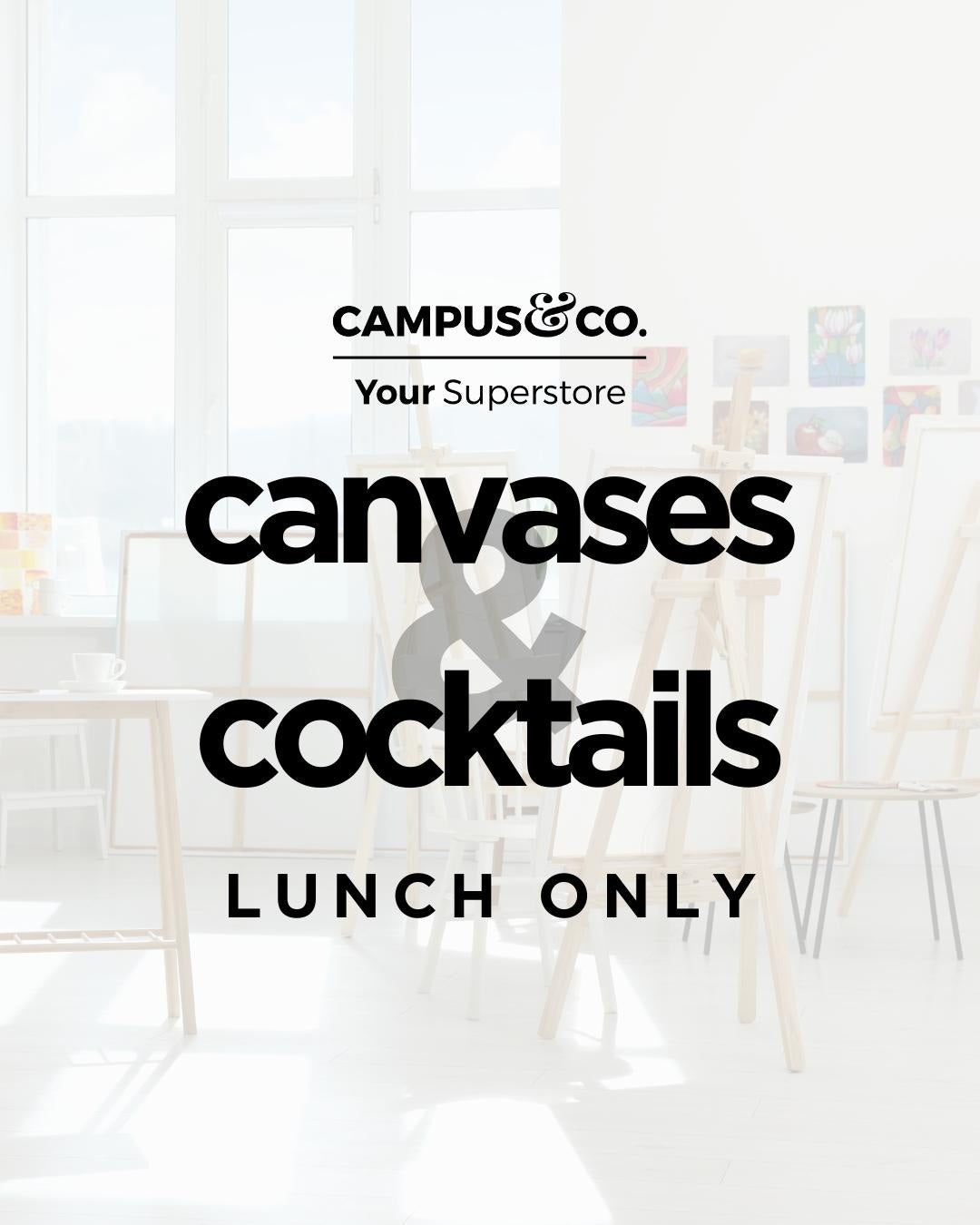 Canvases & Cocktails LUNCH ONLY Ticket