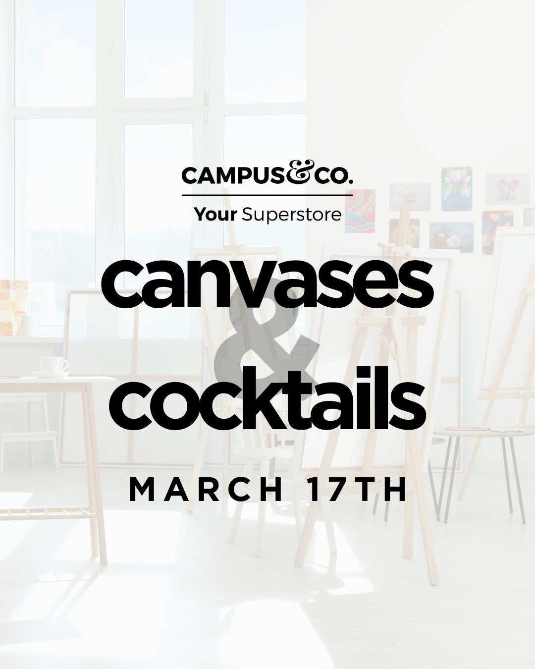 Canvases & Cocktails Event Ticket