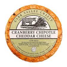 Carr Valley Cheese, Cranberry Chipotle Cheddar, 5oz