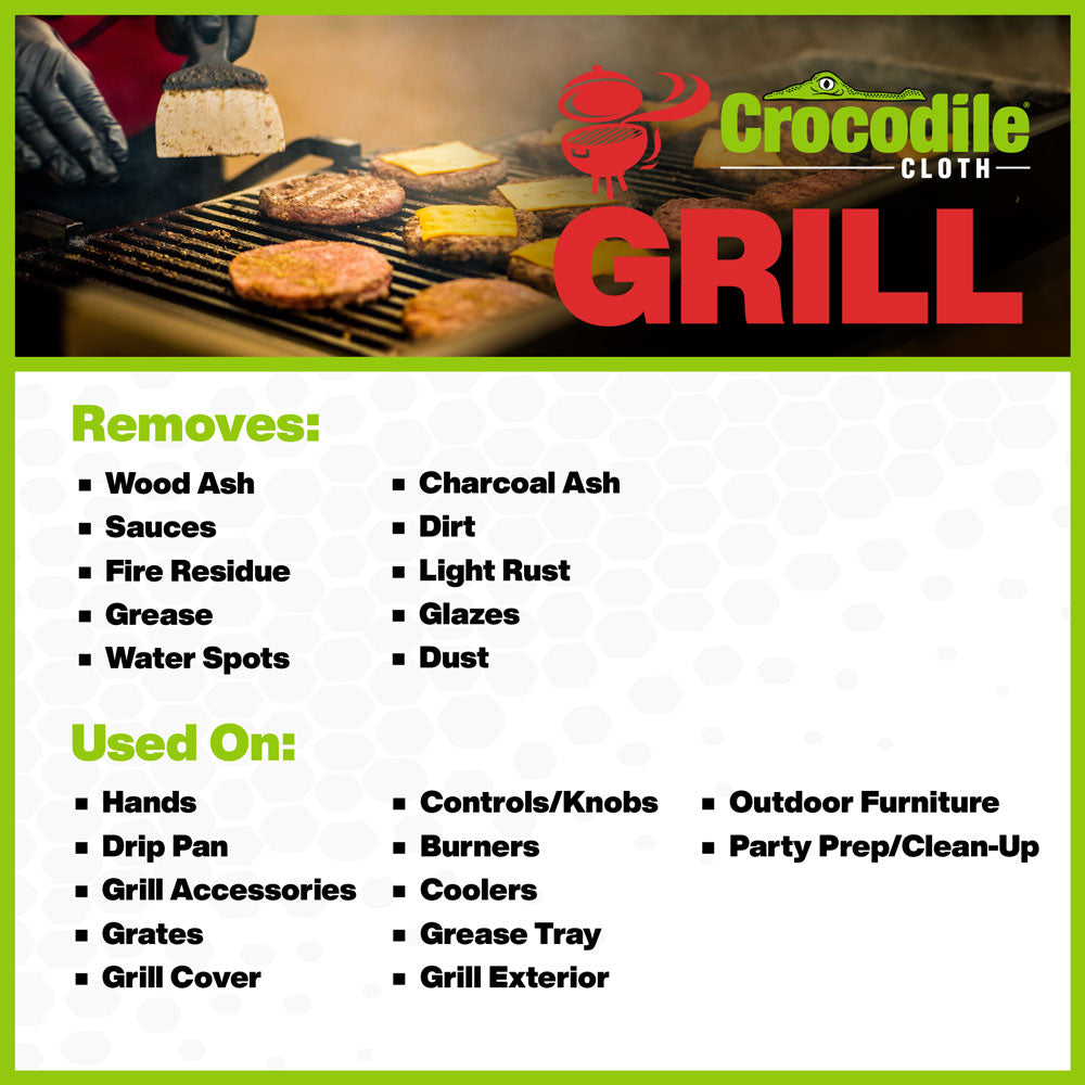 Crocodile Cloth Grill Huge Cloth, 80 ct
