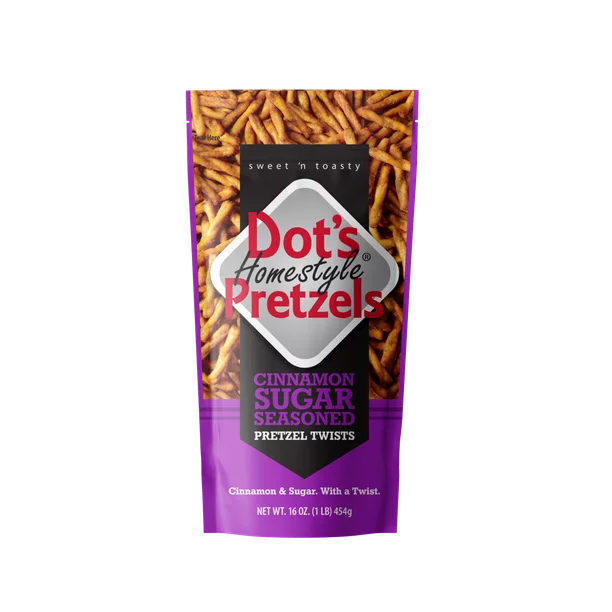 Dot's Homestyle Cinnamon Sugar Pretzels, 16oz