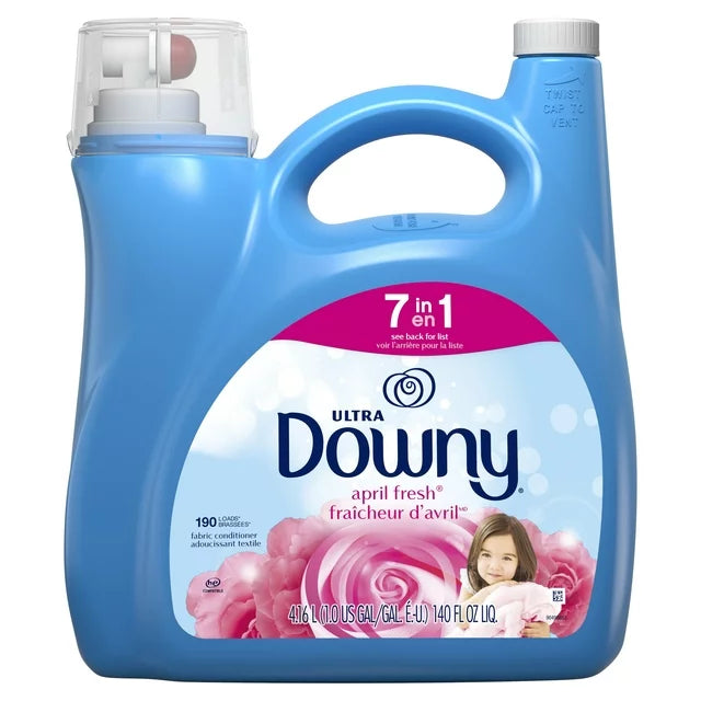 Downy Liquid Fabric Softener, April Fresh, 140 oz