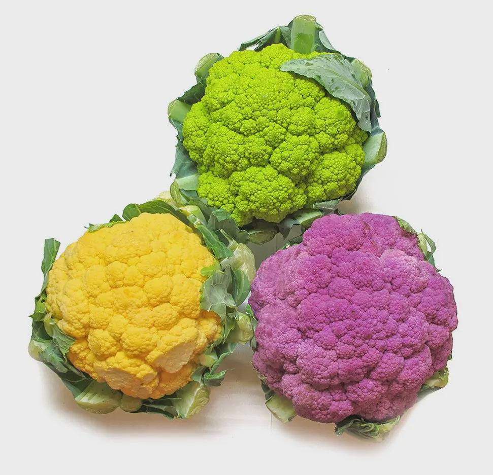 Colored Cauliflower Head, ea