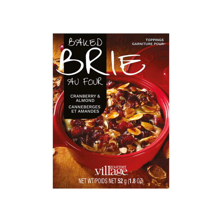 Gourmet du Village Baked Brie Toppings, Cranberry & Almond, 1.8 oz