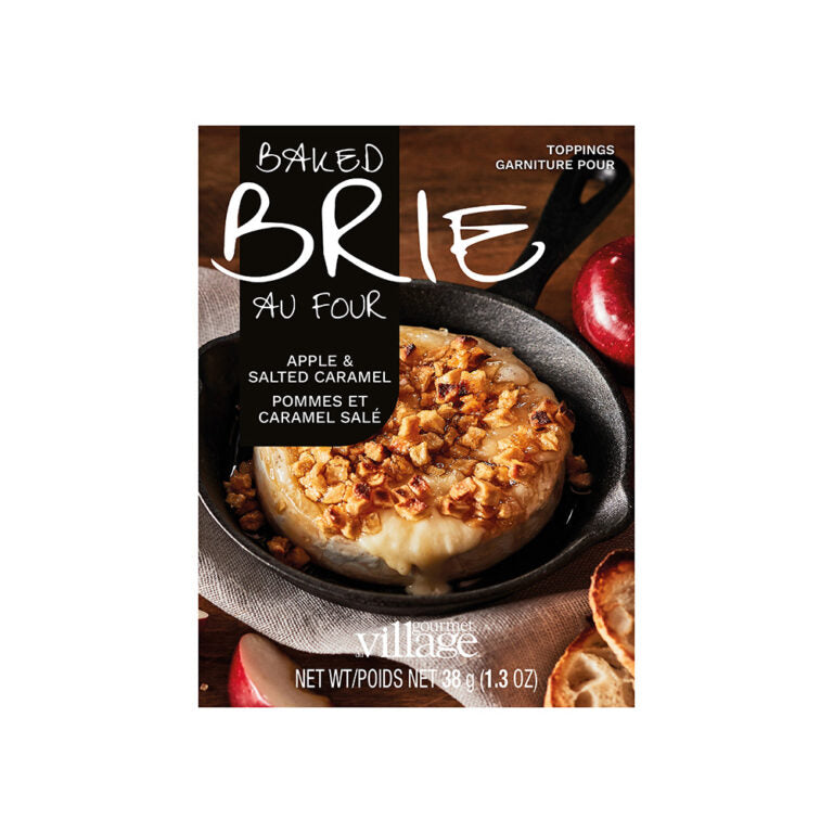 Gourmet du Village Baked Brie Toppings, Apple & Salted Caramel, 1.3 oz