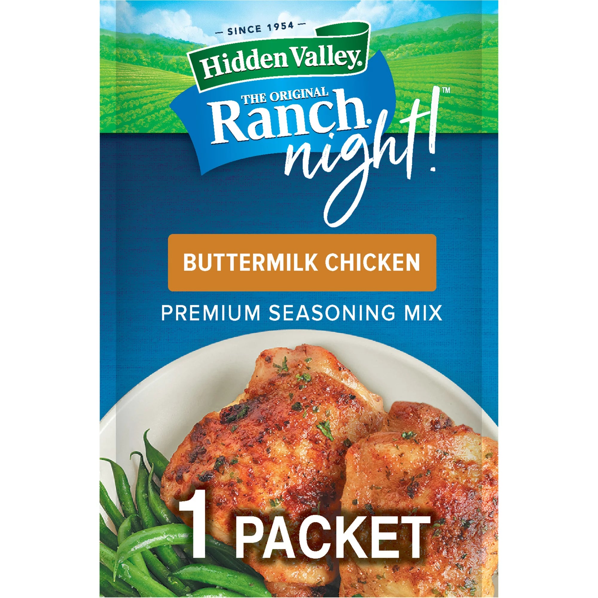 Hidden Valley Ranch Night! Zesty Alfredo Seasoning Mix, 1 oz