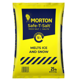 Morton Safe-T-Salt, Rock Salt, 25 lbs