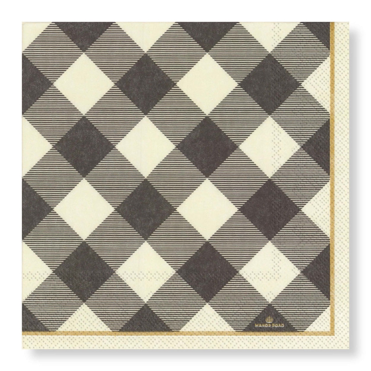 Manor Road Gingham Luncheon Napkins 20pk