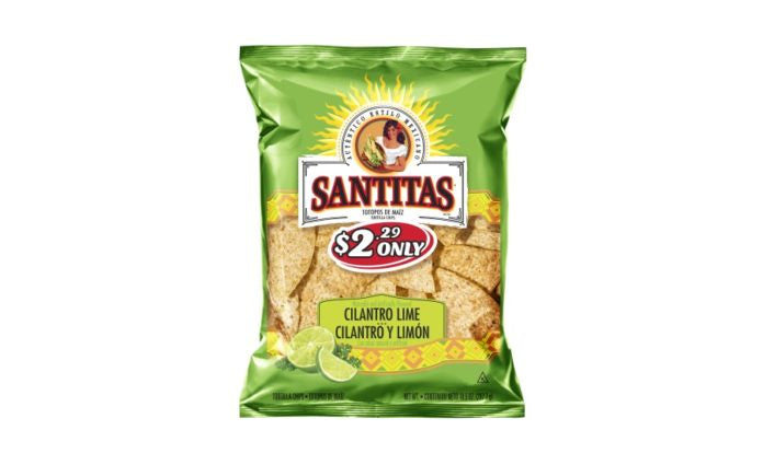 Santitas Cilantro Lime Tortilla Chips, 10.5 oz