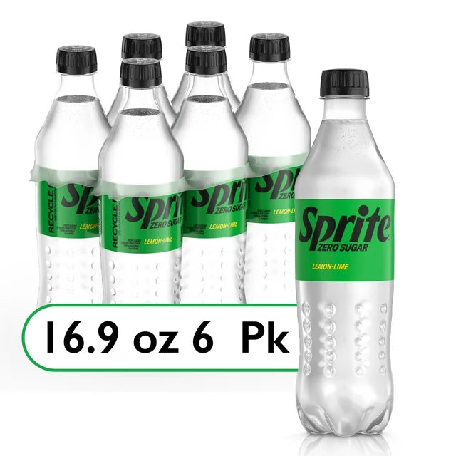 Sprite Zero, 16.9 oz Bottles, 6 ct