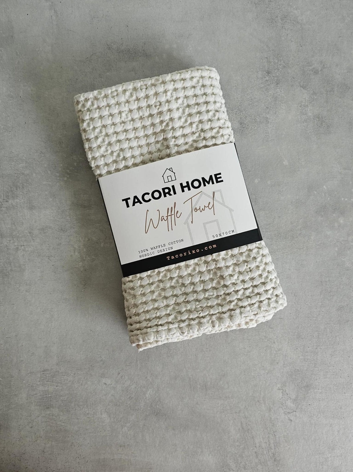 Tacori Home Waffle Towel Stone 50 x 70cm