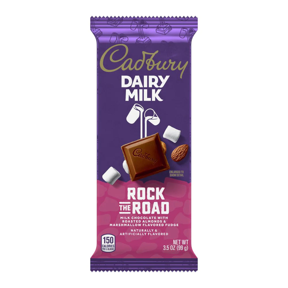 Cadbury Rock the Road Milk Chocolate Bar, 3.5 oz