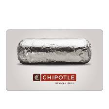 Chipotle Gift Card, $10