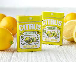 Citrus Delights Candy Pastilles, Meyer Lemon, 30 g