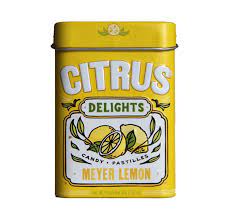 Citrus Delights Candy Pastilles, Meyer Lemon, 30 g