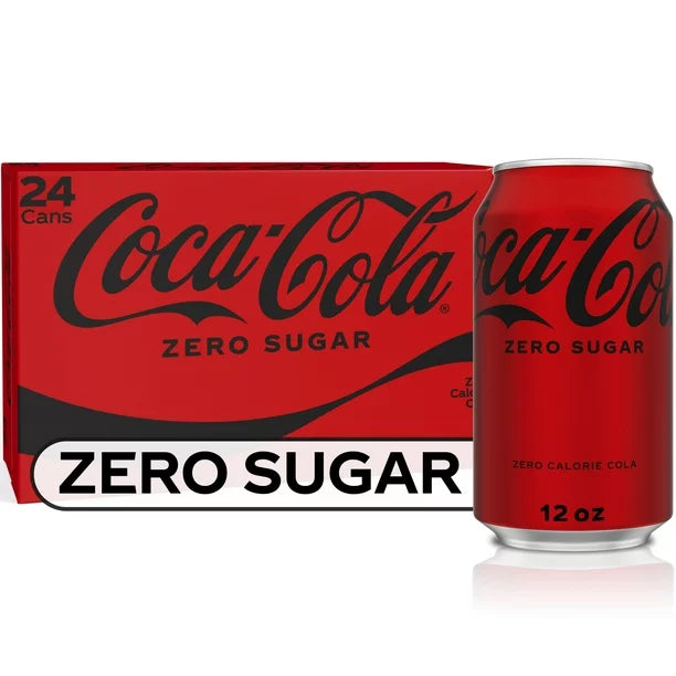 Coke Zero, 12 oz cans, 24 ct