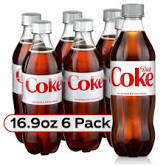 Coke Zero, 16.9 oz Bottles, 6 ct