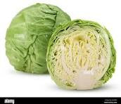 Green Cabbage, Half