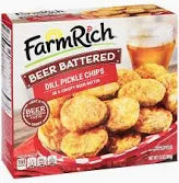 FarmRich Beer Battered Dill Pickle Chips, 13 oz