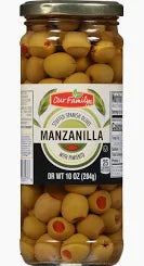 Our Family Manzanilla Sliced Olives w/ Pimento, 10 oz