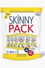 Skinny Pop White Cheddar Popcorn, 6ct